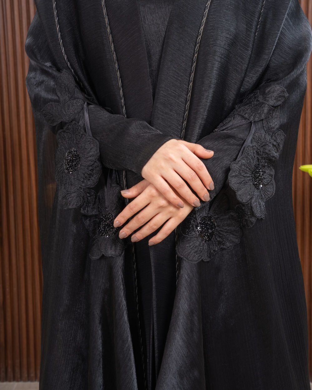 Arusha Wedding Abaya black - Image 6