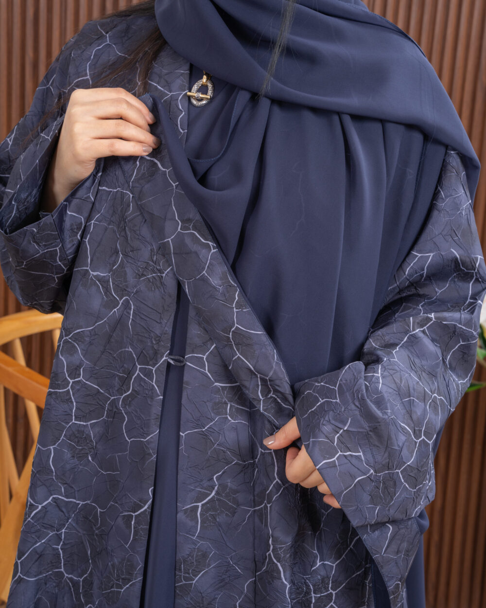 musajar dubble sheet turky omre abaya - Image 2