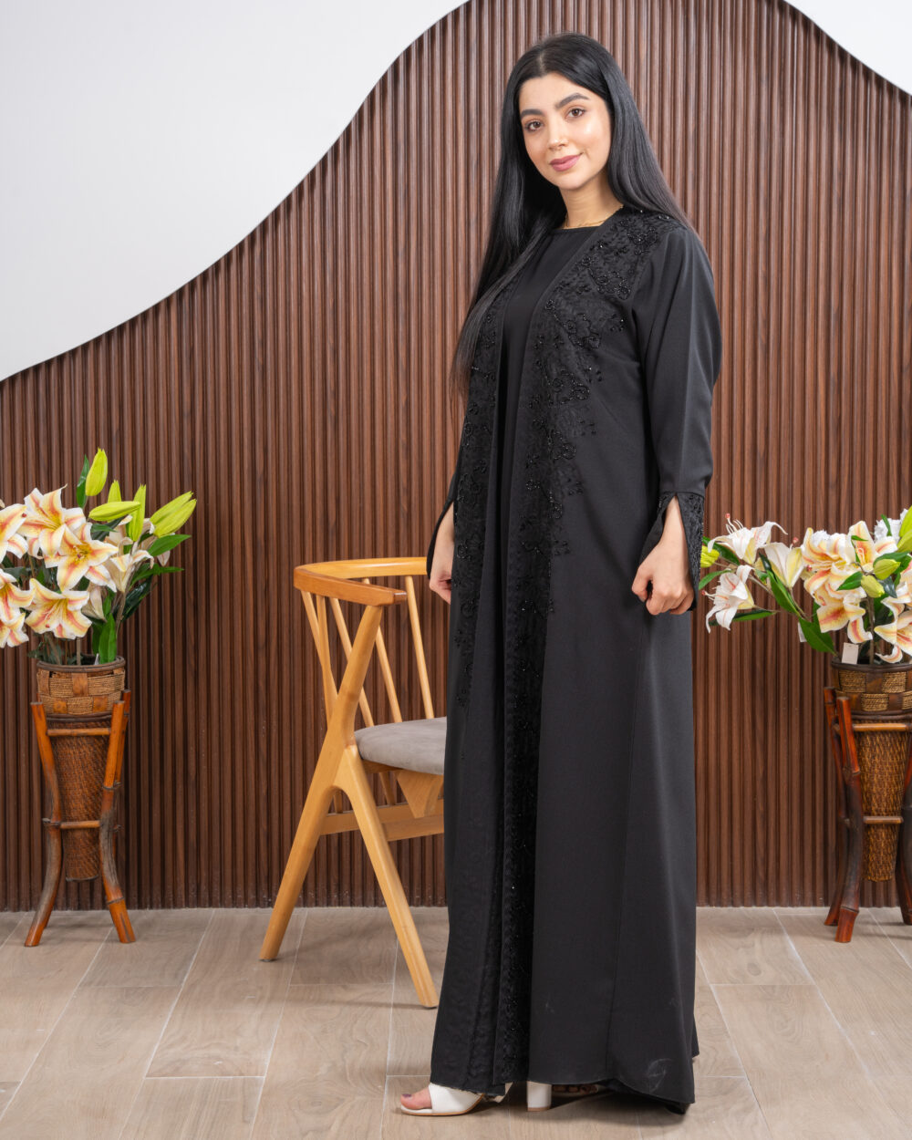 zahara Black abaya