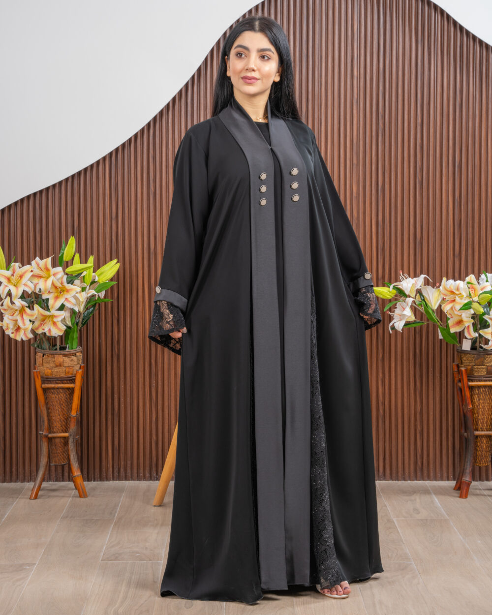 lily abaya black - Image 4