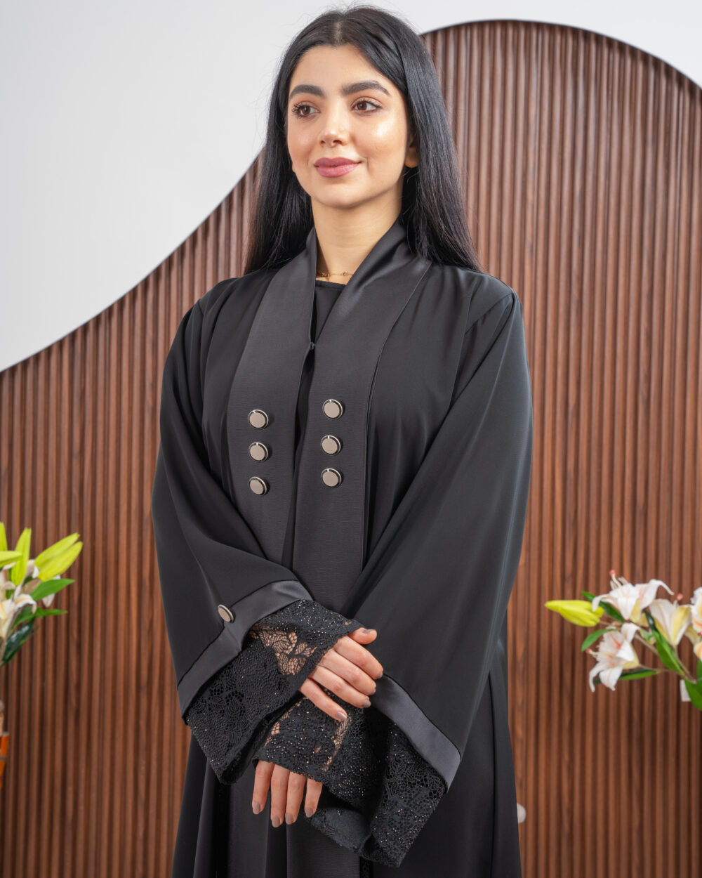 lily abaya black