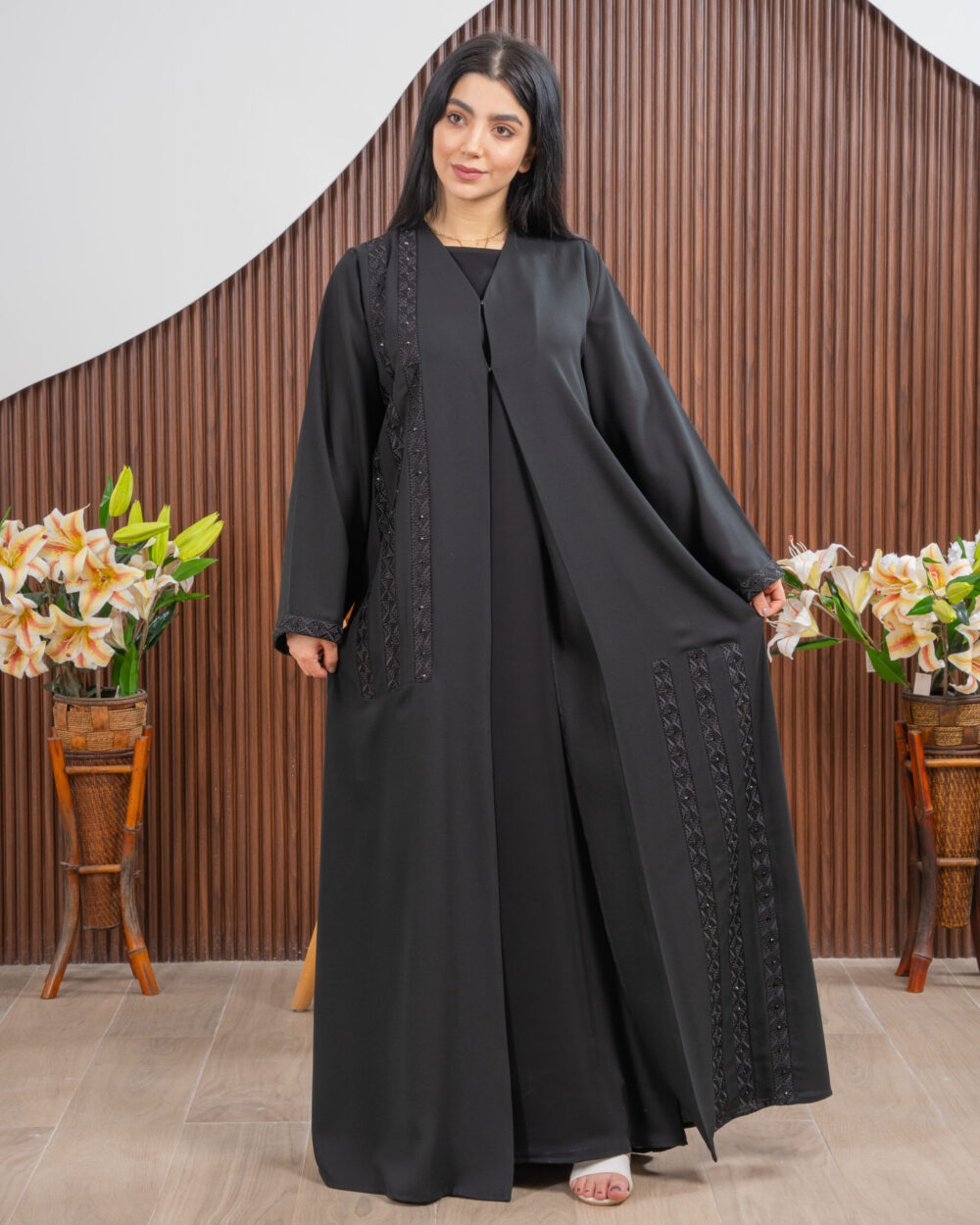 Rusha black abaya