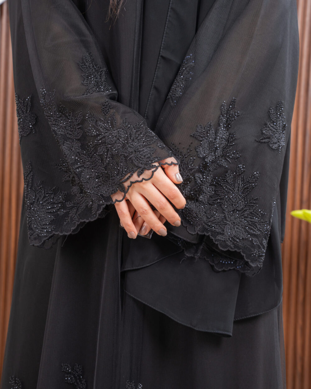 Sunaia Black abaya - Image 4