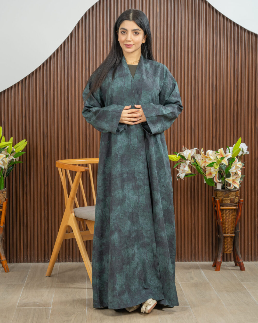 Fashion abaya green